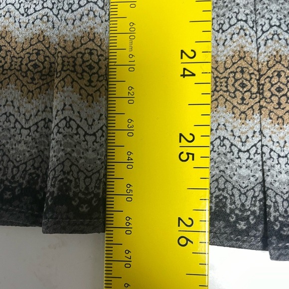 Talbots Chevron Patterned Pleated Skirt Women's 10 - Picture 4 of 10